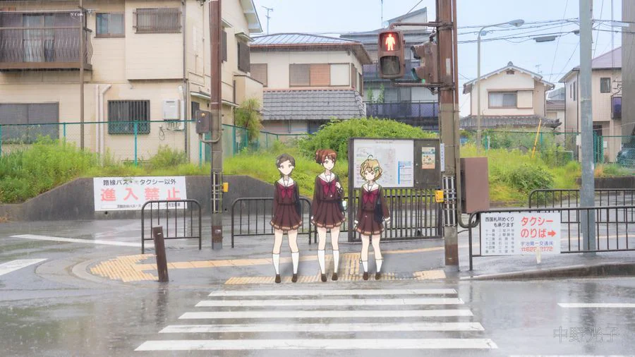 六地藏站外 实拍成片